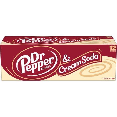 Dr Pepper Cream Soda 12 Pack - מארז 12 ד