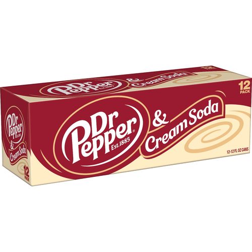 Dr Pepper Cream Soda 12 Pack - מארז 12 ד