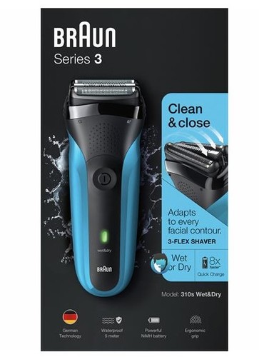 מכונת גילוח עמידה במים Braun Series 310s