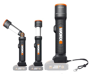פנס נייד נטען WORX WX027.9 גוף בלבד!