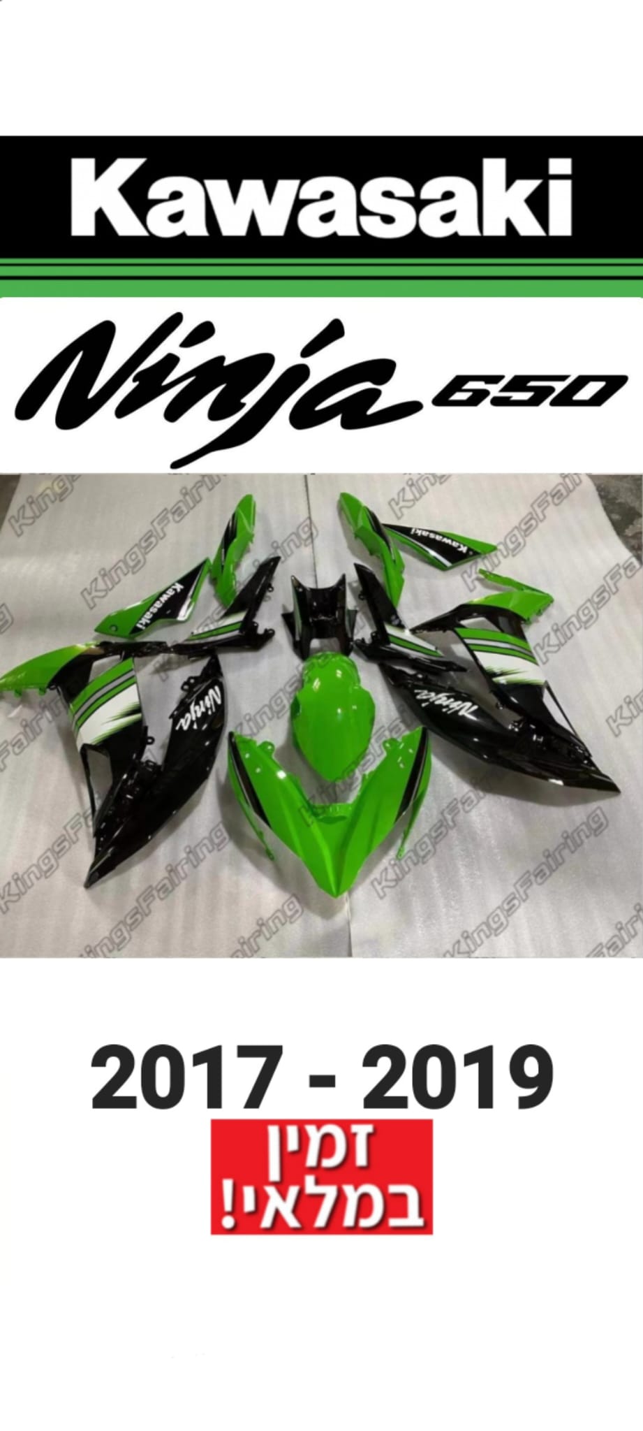 פלסטיקה NINJA650