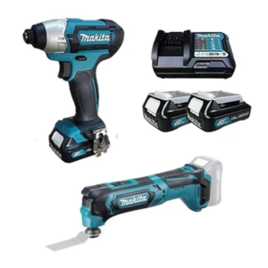 סט CLX217 12V מברגה + מולטיטול מגיע עם 2 סוללות ומטען MAKITA