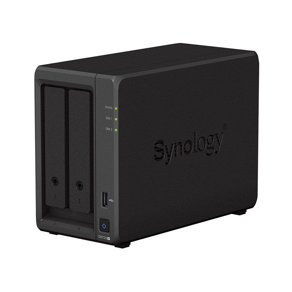 שרת אחסון NAS ללא כוננים Synology DiskStation DS723+ 2-Bay