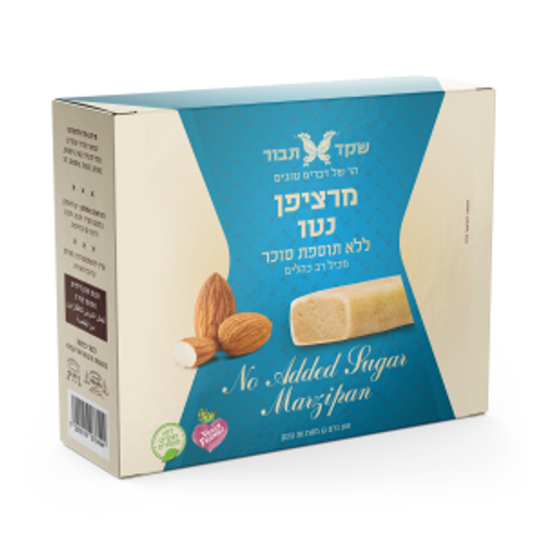 מרציפן נטו ללא תוספת סוכר (6*30 גרם) - שקד תבור