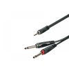 כבל PL 3.5 - PL 6.3X2 אורך 3מ