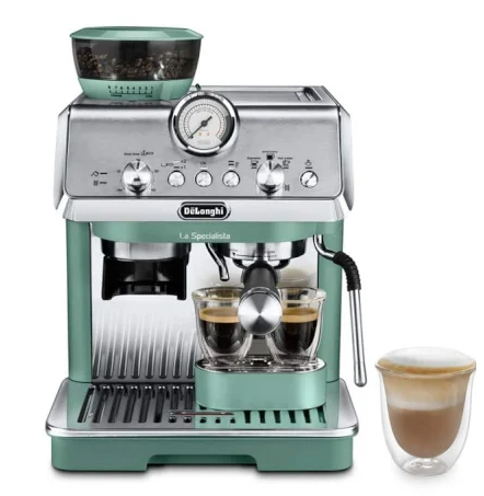 ‏מכונת אספרסו Delonghi La Specialista Arte EC9155.GR דלונגי בצבע ירוק