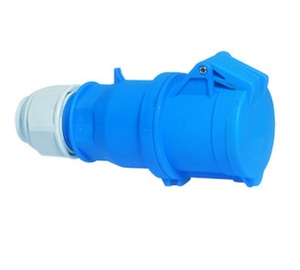 שקע חוף עם מכסה 3X32A IP44 AC