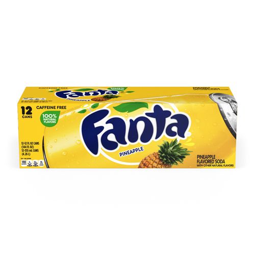 Fanta Pineapple 12 Pack - מארז 12 פאנטה אננס