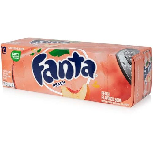 Fanta Peach 12 Pack - מארז 12 אפרסק