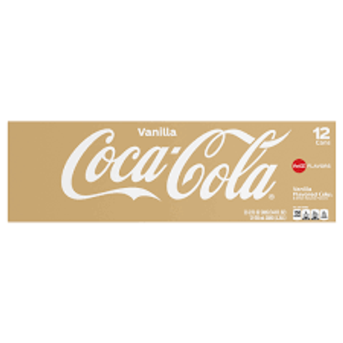 Coca Cola Vanilla 12 Pack - מארז 12 קוקה-קולה וניל