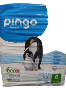 חיתול אקולוגי פינגו מידה 6 - Pingo