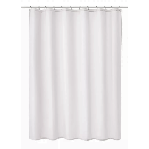 וילון פוליאסטר לאמבטיה Rica 180x200 - לבן שלג Kleine wolke