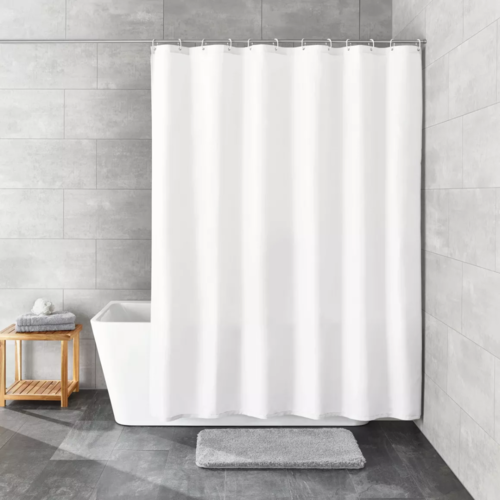 וילון פוליאסטר לאמבטיה Rica 180x200 - לבן שלג Kleine wolke