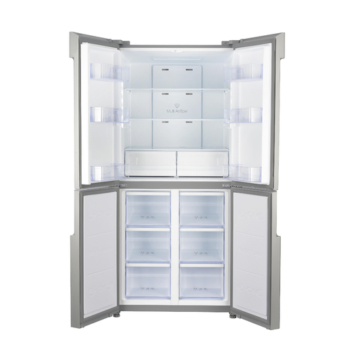 מקרר 4 דלתות מקפיא תחתון 541 ליטר LUX NF595INOX לוקסור  LUXOR- נירוסטה