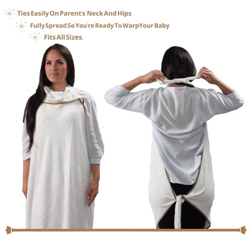 מגבת מעטפת XL לתינוק עם קשירה וקפוצ'ון עשוי כותנת במבוק אורגנית סופגת ונעימה SnoodleBear