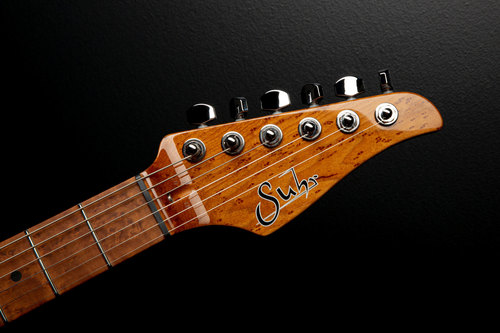 גיטרה SUHR Classic S Paulownia Trans White 3A Roasted Birdseye Neck HSS, SSCII, 510