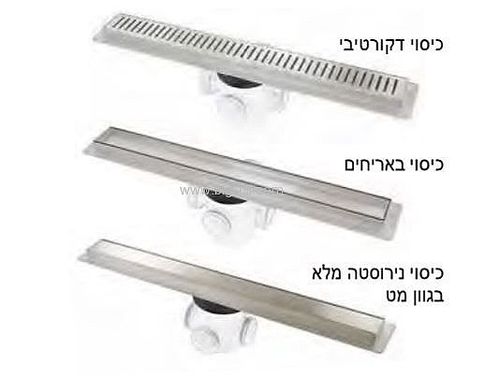 תעלת ניקוז לריצוף ישירות לקופסא מידה 40 ס