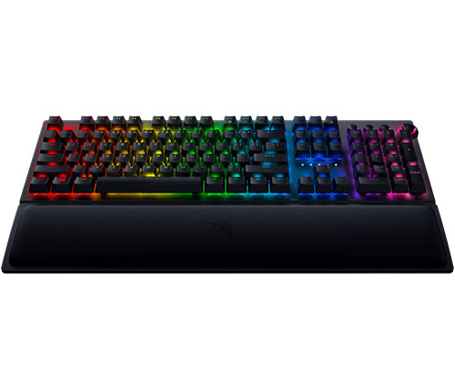 מקלדת גיימינג מכנית אלחוטית Razer BlackWidow V3 Pro Green Switch כולל תאורת לד