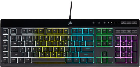 מקלדת גיימרים Corsair K55 RGB PRO
