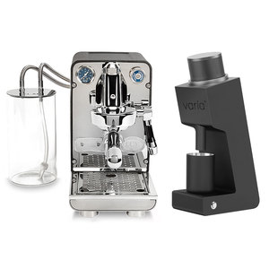 מכונת קפה מקצועית ECM PURISTIKA + מטחנת קפה Varia VS3