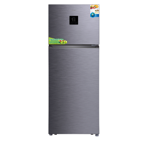 מקרר 2 דלתות מקפיא עליון 496 ליטר LUX NF545 EG- LUXOR אפור אלגנט 
