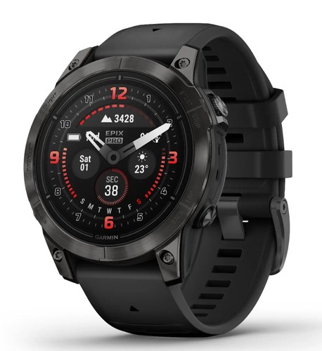 שעון ספורט חכם Garmin Epix Pro (Gen 2) 47mm Sapphire Titanium