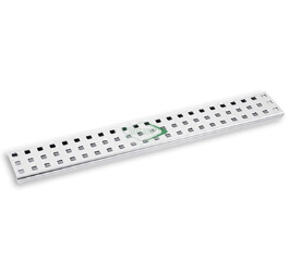 330 AquaSlim  פס נירוסטה דגם ריבועים