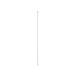 מוט מתכוונן Rod לוילון אמבטיה 125 עד 220 ס"מ - לבן