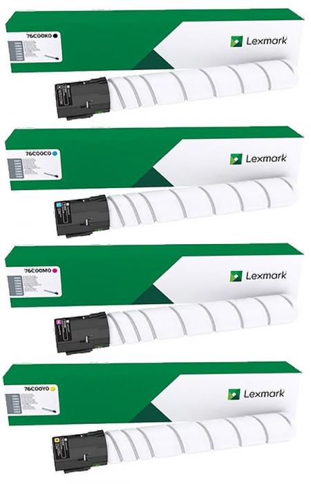 סט טונרים מקוריים שלם Lexmark CX922 / CX921 / CX923