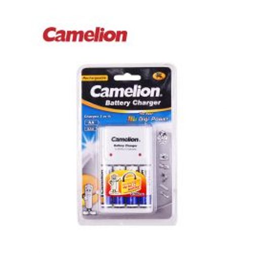 מטען סוללות כולל 4 סוללותcamelion AA BC-1010B-4 AA