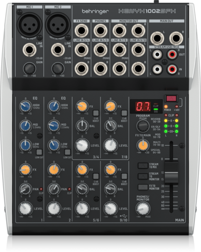 מיקסר ברינגר Behringer XENYX 1002SFX