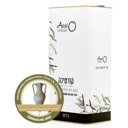 שמן זית assi עמק המעיינות - קורטינה - 5 ליטר