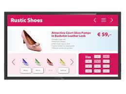 מסך אינטראקטיבי בגודל 55