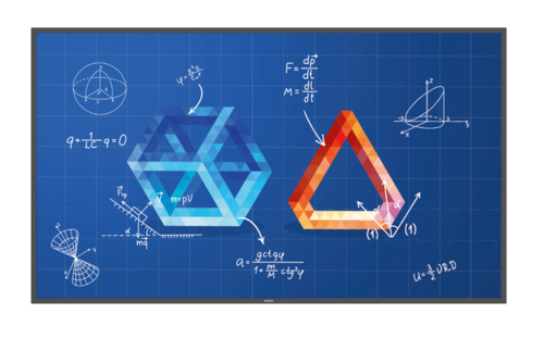 מסך אינטראקטיבי בגודל 65