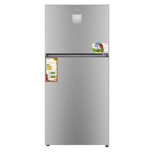 מקרר 2 דלתות מקפיא עליון aiwa japan NF 6700 INOX דגם AI-545WEX-IN נירוסטה