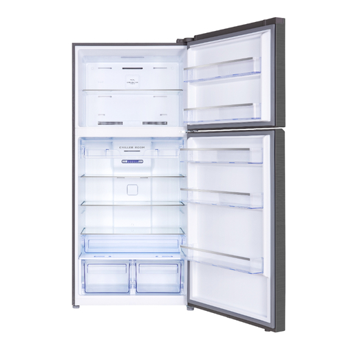 מקרר 2 דלתות מקפיא עליון aiwa japan NF 6700 INOX דגם AI-545WEX-IN נירוסטה