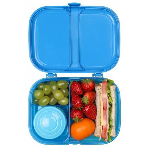 קופסת אוכל ריבון 1.1 ליטר מחולקת עם מיכל תוספות סיסטמה | Siatema TO GO