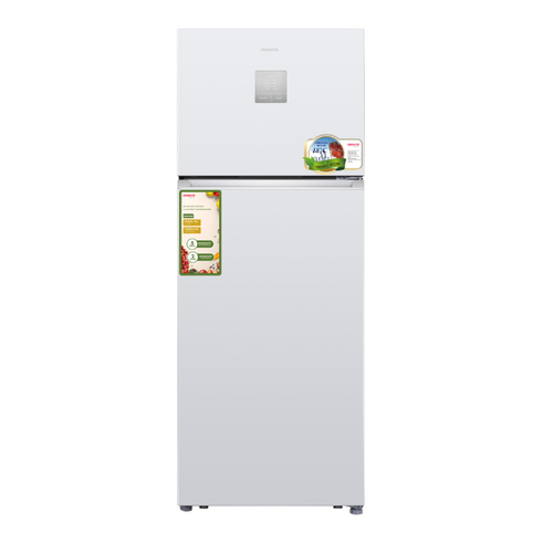 מקרר 2 דלתות מקפיא עליון aiwa japan NF 5700 W דגם AI-465WEX-W לבן
