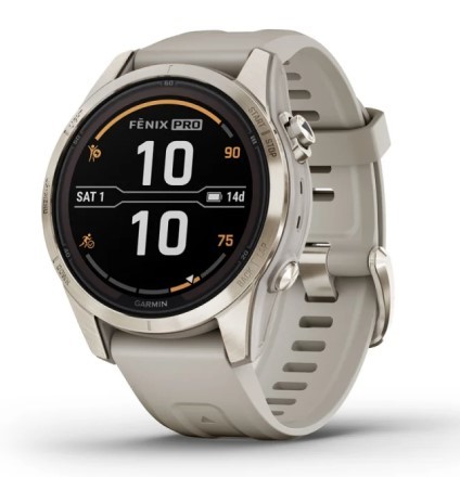 שעון ספורט חכם Garmin Fenix 7S Pro Sapphire Solar
