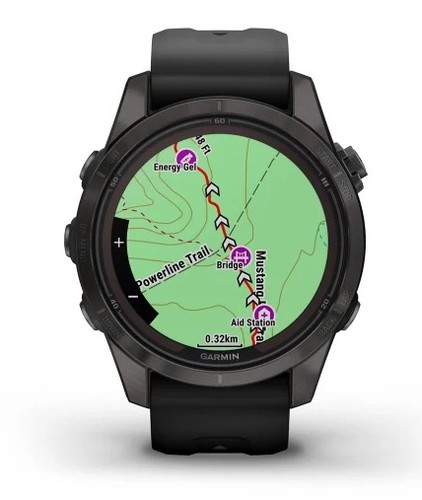 שעון ספורט חכם Garmin Fenix 7S Pro Sapphire Solar Titanium