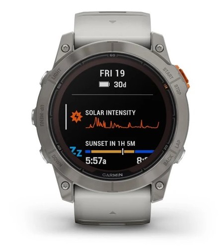 שעון ספורט חכם Garmin Fenix 7X Pro Sapphire Solar Titanium