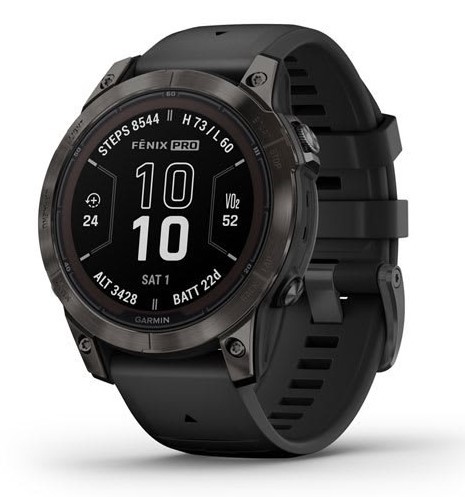 שעון ספורט חכם Garmin Fenix 7 Pro Sapphire Solar Titanium
