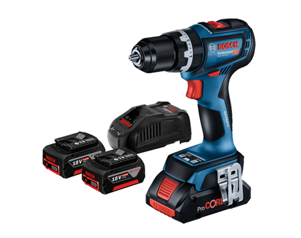 GSB 18V-90C BOSCH מברגה / מקדחה רוטטת נטענת בוש