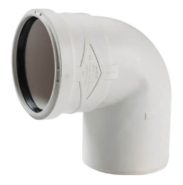 ברך אולטרה סיילנט פלוס  87.5° בקוטר 110 Ultra White plus
