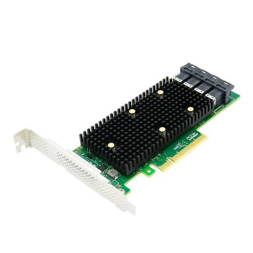 PCIe x8 to 16 Port SAS/SATA/NVMe HBA Expansion Card LR LINK כרטיסי