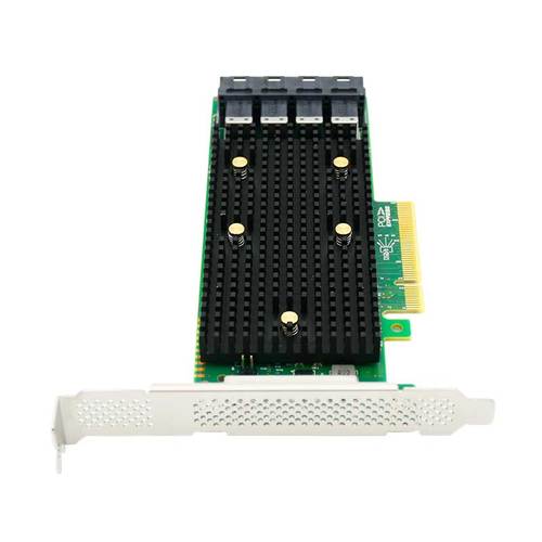 PCIe x8 to 16 Port SAS/SATA/NVMe HBA Expansion Card LR LINK כרטיסי