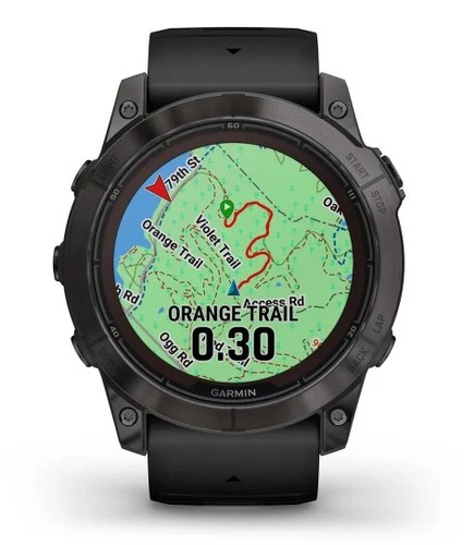 שעון ספורט חכם Garmin Fenix 7X Pro Sapphire Solar Titanium