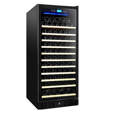 מקרר יין עד 110 בק,GALAXY פרימיום. מדחס, מדפי עץ נשלפים, תצוגה דיגיטלית,אפשרות גם לאינטגרלי.