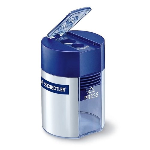 מחדד מיכל כפול כחול STAEDTLER
