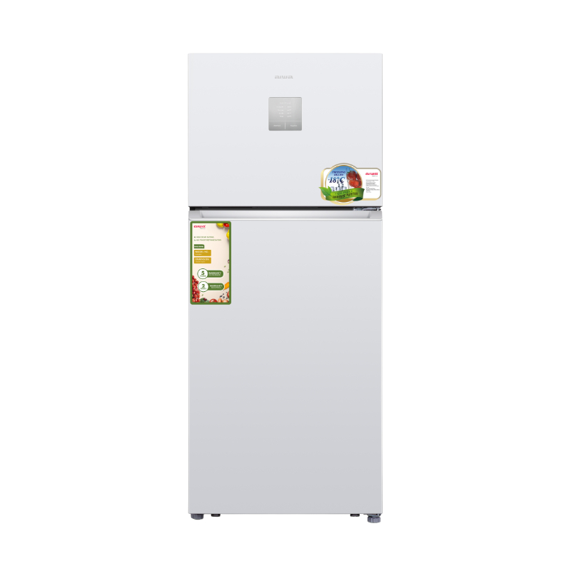 מקרר 2 דלתות מקפיא עליון 316 ליטר aiwa japan NF 4900 W דגם AI-425WEX-W לבן